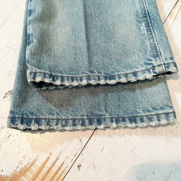 Frame The Low Boot Indigo Summit Jeans Size 30 Distressed - Picture 11 of 13